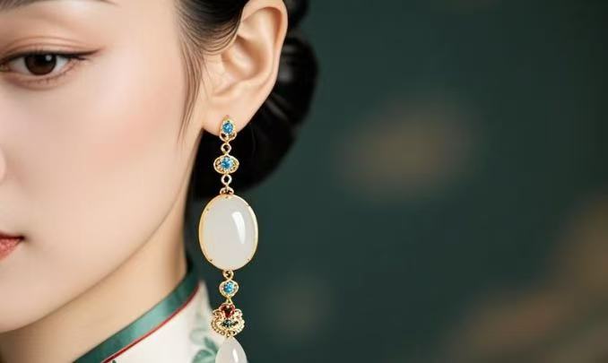 white jade earrings2