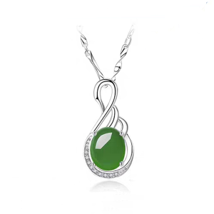 jade necklace modern