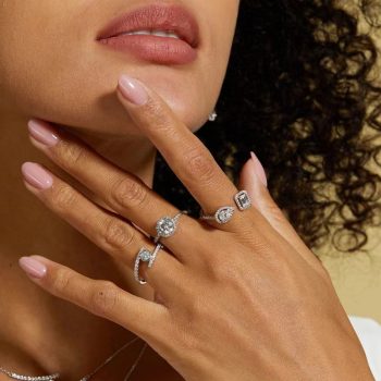 moissanite promise ring